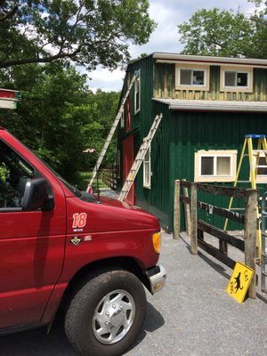 Old barn, turned into a new barn