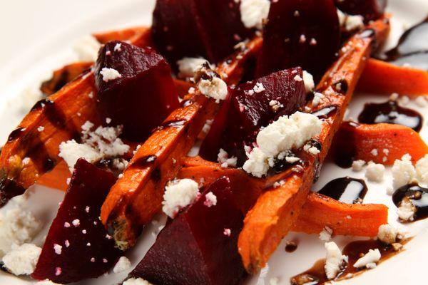 Roasted Beet + Carrot Salad