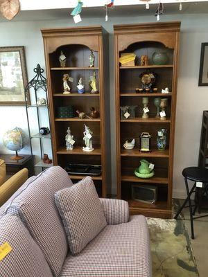 Ethan Allen hard maple bookcases