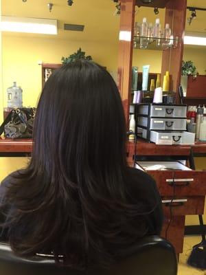 Norma did such a great job and my hair looks so healthy now. I can't wait to come back in 2 months for another trip.