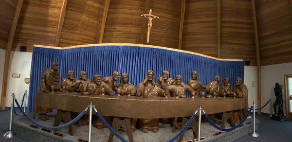 Man made carved wooden ( THE LAST SUPPER)