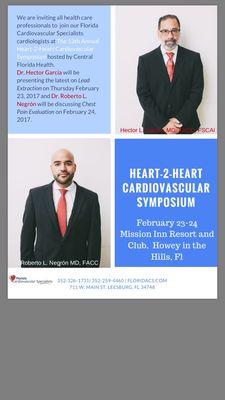 Heart 2 Heart Symposium @ Mission Inn, Howey in the Hills, Florida