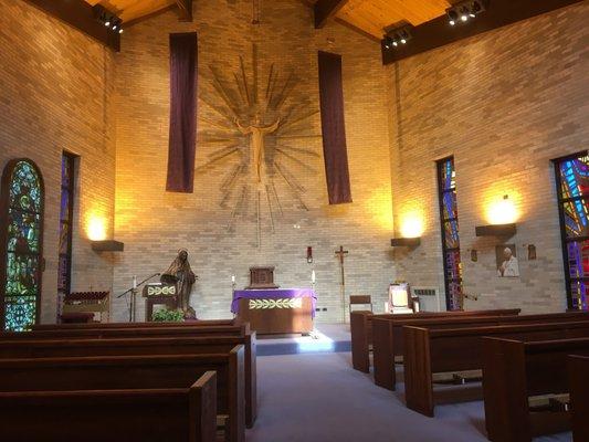 The chapel, landscape view.