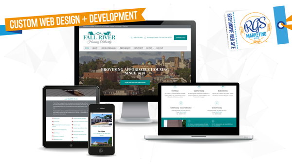 Fall River Housing Authority - Custom Web Design + Development by RGS Marketing Group™