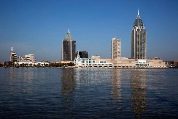 Beautiful downtown Mobile, Alabama