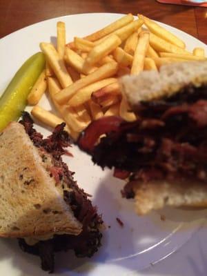 Their true NY pastrami sandwich!!! Only $7 yum!!!!!