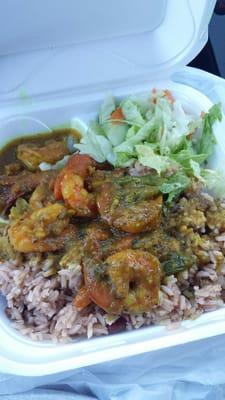 Curry shrimp $9.50