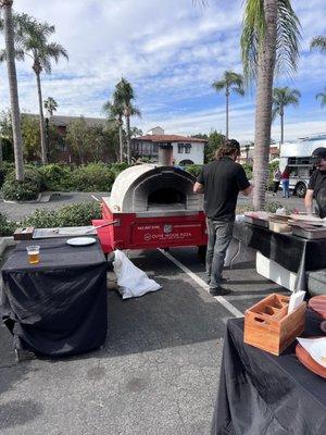 Their portable oven-the smells coming from this thing we're out of this world!