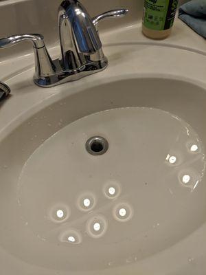 Clogged sink.  I tried store bought remedy but could not get the clog to go down.