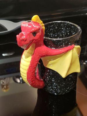 Painted Dragon Mug