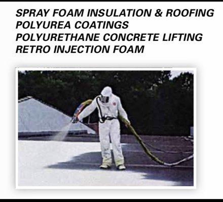 Foam roofing system