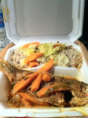 Great brown stew fish Jamaican style. Phone number on Yelp is wrong 305-382-7076