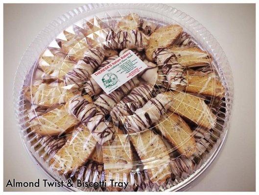 Almond Twist and Almond Biscotti