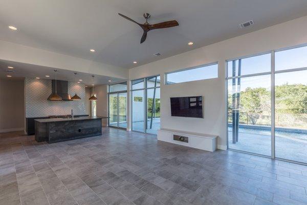 White Horse home we installed all tile. Back splash, flooring, showers, bathrooms etc