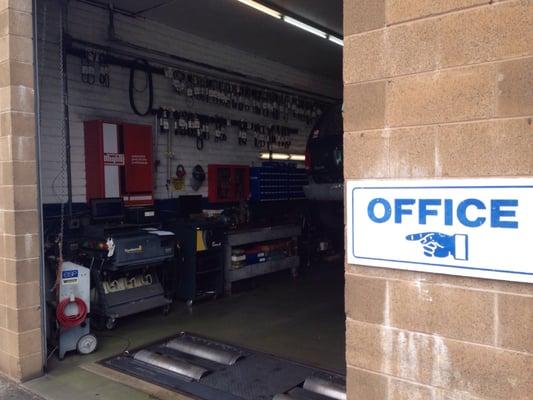 Clean garage.