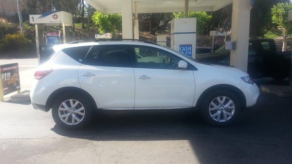 My "car-away-from-car", a brand new Nissan Murano. OK, so it's Hertz's, but it was mine for a coupla days  ;-).