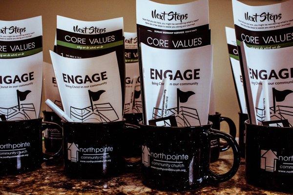 Grab a free coffee mug and information about how to get connected!