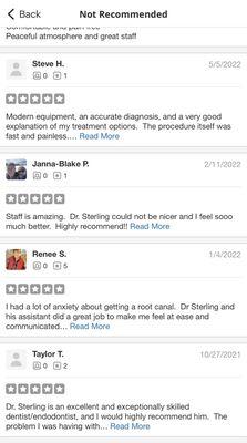 There are lots of reviews that Yelp won't put on our main page. Check them out