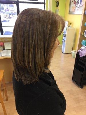 My Korean straightening results - I wish I had done a before picture! So smooth and beautiful!