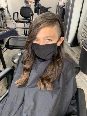 Kids cut with side shave!