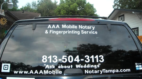 AAA Mobile Notary & Fingerprinting Service