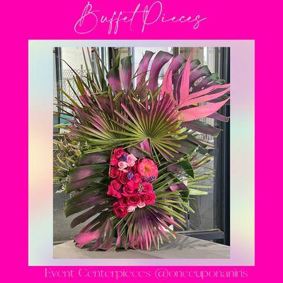 Large Centerpieces for entrances, bars, registration desks, conventions, open houses & weddings