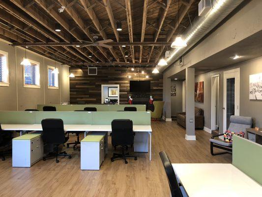 Hatch Coworking in historic downtown Wake Forest , NC