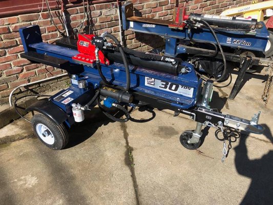 Wood splitter rental.