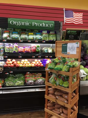 Organic Produce Section