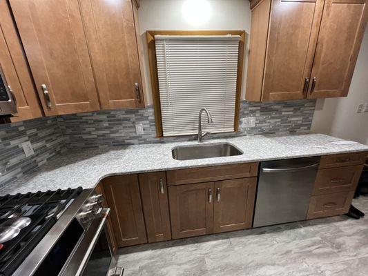 Richmond Heights Backsplash Installation