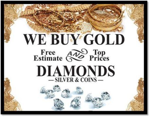 We buy old jewelry, silver flatware, coins, gold, platinum, silver & more