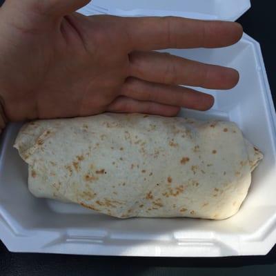 7" burrito