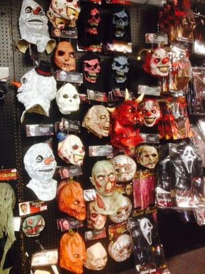 Scary freaky masks!