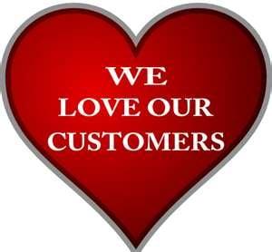 we love our customers...