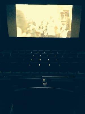 Empty theatre steez! Hahaha