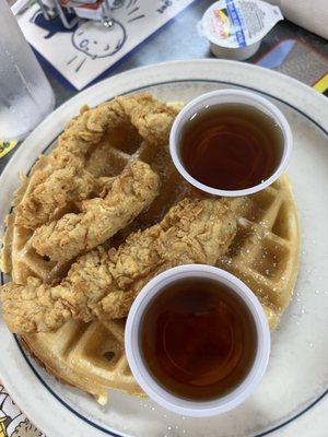 Chicken and waffles