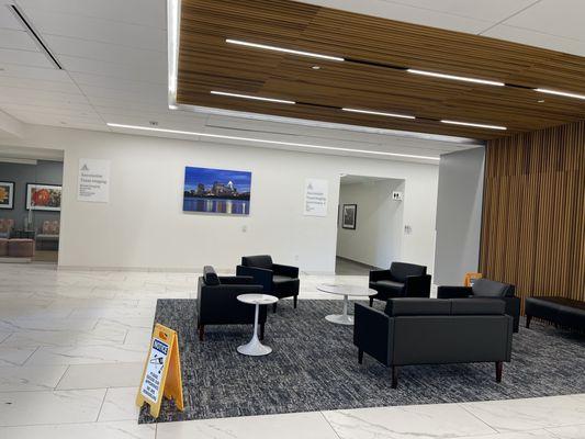 Lounge / Receiving area - note there are two offices with the same office number