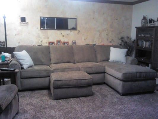 Our new sectional! We love it!!