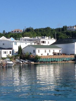 Beautiful scenery from the lovely Mackinaw Island.