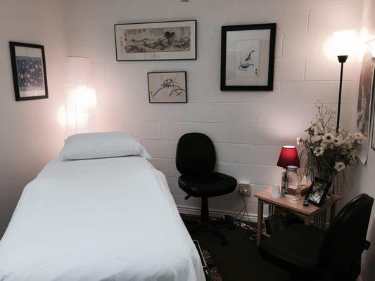 One of our four treatment rooms.