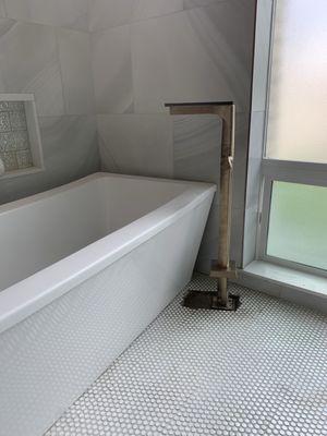 Tub Faucet Installation