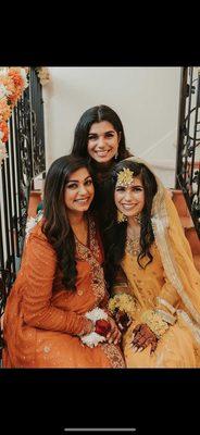 Bride and her sisters!