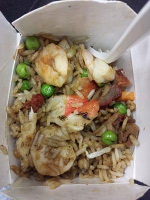 House Special fried rice to go..delicious!!