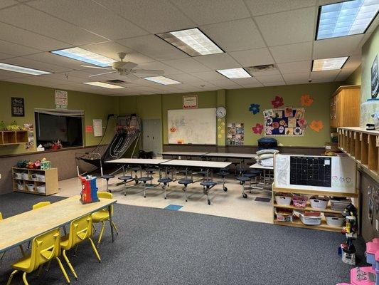 Dining area and pre-schoolers room