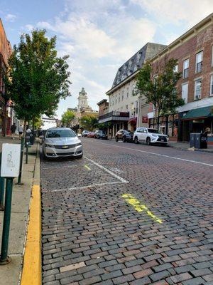 Looking North on Court St. in Downtown Athens