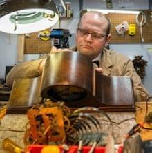 Repair on a 1930's Revered Electric Chime Clock