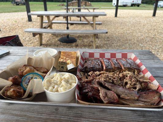 Sampler platter and wings!!