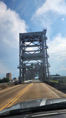 Bridge crossing over the Red River