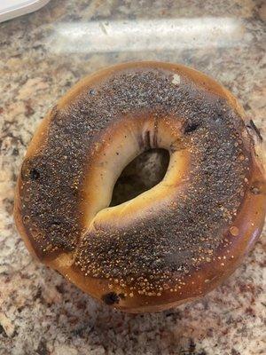 Hard burnt bagels