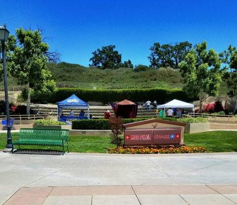 Amphitheater Area where events are held